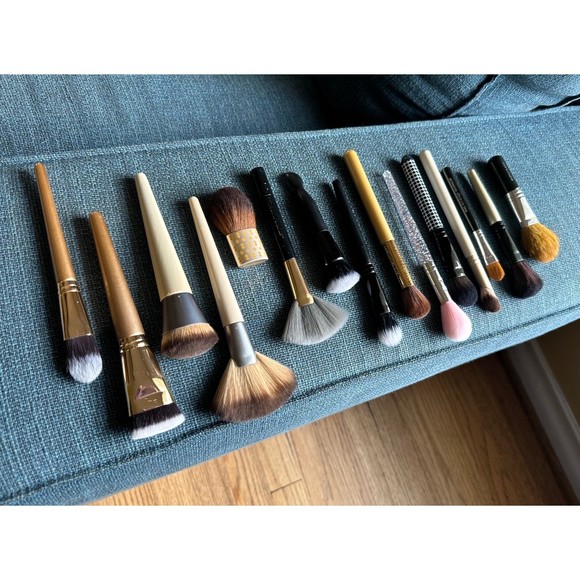 Luxie Eco Tools MOTD Face Makeup Brushes Contour Highlight Concealer 15 pc Set - Picture 7 of 12